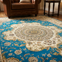 New Classic Persian Hand Tufted Rug and Carpet Premium New Zealand Wool and Silk Handmade High Pile