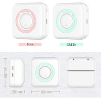 Imprimante thermique de poche portable C15, mini imprimante sans fil BT 203 DPI, impression de photos, d'étiquettes, de mémos, de questions incorrectes avec câble USB