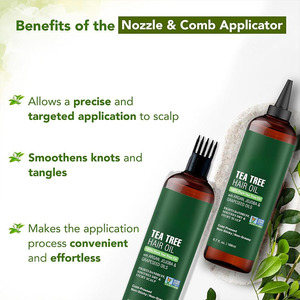 Aceite Fortalecedor del Cabello de Marca Privada al por Mayor de Fábrica, Nutritivo para el Cuero Cabelludo, Estimulante del Crecimiento del Cabello, Prevención de la Caída del Cabello, Herbal con Romero y Menta - Product Image 3