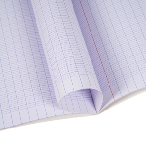 Cahier de composition pour les élèves des écoles personnalisé Design vert noir rouge marbre Style mathématiques musique école - Product Image 2