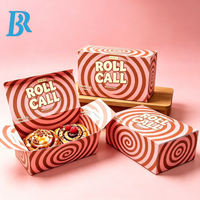 Boîtes d'emballage personnalisées pour pain au levain, rouleaux de cannelle, desserts, gâteaux, boîtes à gâteaux, caja para cinnamon roll