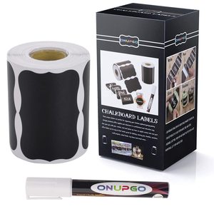 Etiquetas de <span class=keywords><strong>pizarra</strong></span>, pegatina de <span class=keywords><strong>pizarra</strong></span> reutilizable impermeable, etiquetas de tiza de <span class=keywords><strong>vinilo</strong></span>, <span class=keywords><strong>autoadhesivo</strong></span>, pegatina de embalaje de contenedor de alimentos de cocina - Product Image 6