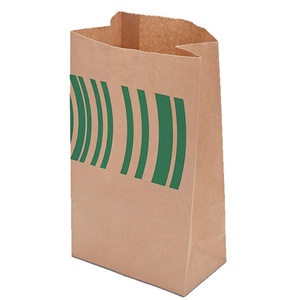 Sacs en papier kraft et enduits anti-graisse jetables pour le stockage et l'emballage des aliments - Product Image 4