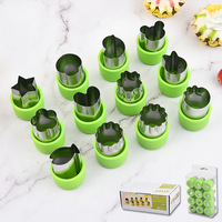 Keuken Gadget Rvs Diy Bento Cake Decoratie Mal Chocolade Brood Koekje Sandwich Fruit Groente Cutters Set