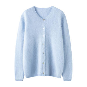 Cardigan di lusso morbido e spazzolato in Cashmere 100% maglione lavorato a <span class=keywords><strong>maglia</strong></span> Casual invernale da donna - Product Image 3