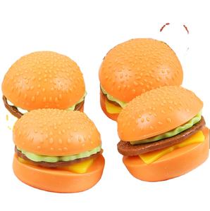 Juguetes Blandos de Simulación de Comida Desmontables de 5 Capas con Forma de Hamburguesa para Niños de 5 a 7 Años, Novedoso Regalo de Cumpleaños Antiestrés para Niñas - Product Image 1