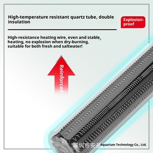 Balık tankı ısıtıcı çubuk otomatik sabit sıcaklık 220V 50W-500W güç kuru yanma akıllı dijital patlamaz - Product Image 4