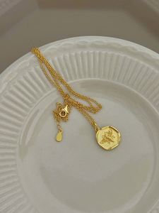 Dylam Minimalist 925 Sterling <b>Silver</b> 18K Gold Plated Irregular <b>Bee</b> Pendant <b>Necklace</b> for Women Fine Fashion Jewelry - Product Image 5