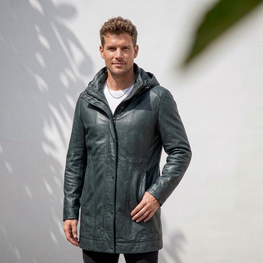 Low Price Leather Trench Coat Men 1k+ | Alibaba.com