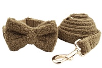 SinSky délicat collier de chien en peluche nouveau Design personnalisé moelleux léger collier de chien de formation en peluche pour faire du shopping collier de chien de marche