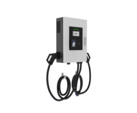 Connecteurs de charge double 40kW 60kW 80kW GBT CCS2 Wallbox DC EV Charger Station de charge compacte commerciale avec OCPP