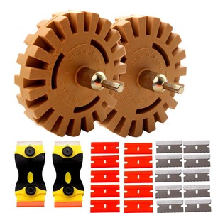 Adhesive Removal Wheel Cleaning Scraper 4-Inch Anti Scratch Car Window Tinting Tool Set 24Pcs - Product Image 1