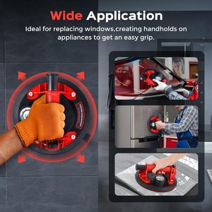 Ventosa de vacío popular con manómetro Industrial resistente piso de vidrio mármol elevador de azulejos móviles 1 paquete - Product Image 5