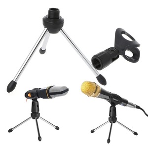 Trọng Lượng Nhẹ Có Thể Điều Chỉnh <span class=keywords><strong>Mini</strong></span> Máy Tính Để Bàn <span class=keywords><strong>Microphone</strong></span> Đứng Bảng Di Động Khung Giá Với Mic Clip Chủ Cho Nhạc Cụ Sử Dụng - Product Image 4