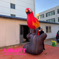 Ballon gonflable fait sur mesure d'oiseau de perroquet pour la décoration de Garden Party