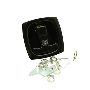 Pièces d'excavatrice de haute qualité pièces de rechange de serrure de porte latérale noire avec 2 clés pour <span class=keywords><strong>John</strong></span> Deere - Product Image 1