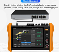 H12-MOVTADHSEF fonction la plus complète 8 pouces 8K H.265 IPC 8MP AHD/TVI/CVI CCTV analogique IP caméra testeur moniteur prise en charge POE + + SFP