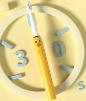 Brosse à dents sonique étanche IPX7 pour enfants, best-seller OEM, LED, poils souples, rechargeable, 3 modes, autonomie de 30 jours