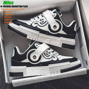 Tùy chỉnh văn hóa đường phố thấp-top Skate giày thiết kế phong cách mới của người đàn ông tùy chỉnh giày chất lượng cao da nền tảng giày thường - Product Image 6