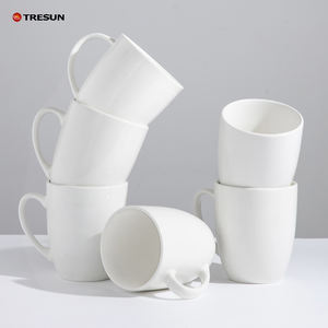 طقم أكواب قهوة سيراميك نورديك أبيض بشعار مخصص وسعة قابلة للتخصيص، تعبئة بالجملة للهدايا التجارية - Product Image 2