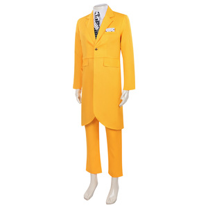 Disfraz <span class=keywords><strong>de</strong></span> Hombre, Máscara, Traje Amarillo, Personaje <span class=keywords><strong>de</strong></span> Película <span class=keywords><strong>de</strong></span> Comedia <span class=keywords><strong>de</strong></span> <span class=keywords><strong>los</strong></span> <span class=keywords><strong>90</strong></span>, Cosplay, Disfraz <span class=keywords><strong>de</strong></span> Halloween, Conjunto <span class=keywords><strong>de</strong></span> Disfraces - Product Image 4