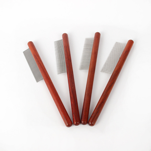 स्थायित्व बढ़ाया मेंगक्कल बहु-समारोह पालतू कुत्ते के लिए लकड़ी के हैंडल पालतू जानवरों की सफाई उपकरण - Product Image 2