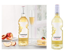 Botella de vino tinto de mano de Ángel de 750ml al por mayor botella de copa de vino de decoración creativa con corcho para champán - Product Image 6