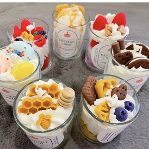 עוגת יום הולדת קריאייטיב עוגת יום הולדת נר ריחני גביע פירות חמודות מתנה boudoir מחלקה קטנה דיוואלי אירועים - Product Image 1