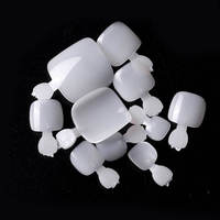 300 Pièces Autocollants d'ongles artificiels transparents à couverture complète, motif ciel étoilé, longueur 5,0 cm, forme carrée/en C/en tube, CE