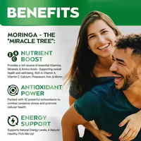 Kapsul Daun Moringa Grosir OEM 60 Kapsul dengan Formula Berkualitas Tinggi dan Ringan serta Ekstrak Tumbuhan Alami