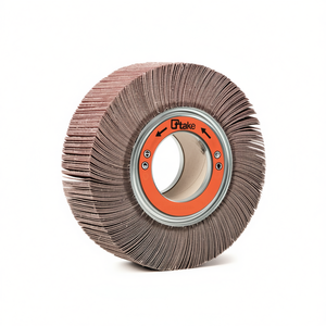 Disco Abrasivo de Tela con Corindón, 200x50x54 mm, Grano 240, con Orificio para Pulir Metal - Product Image 2