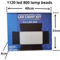 Lumière de photographie avec 800 LEDs Led Video Light pour les photographes professionnels