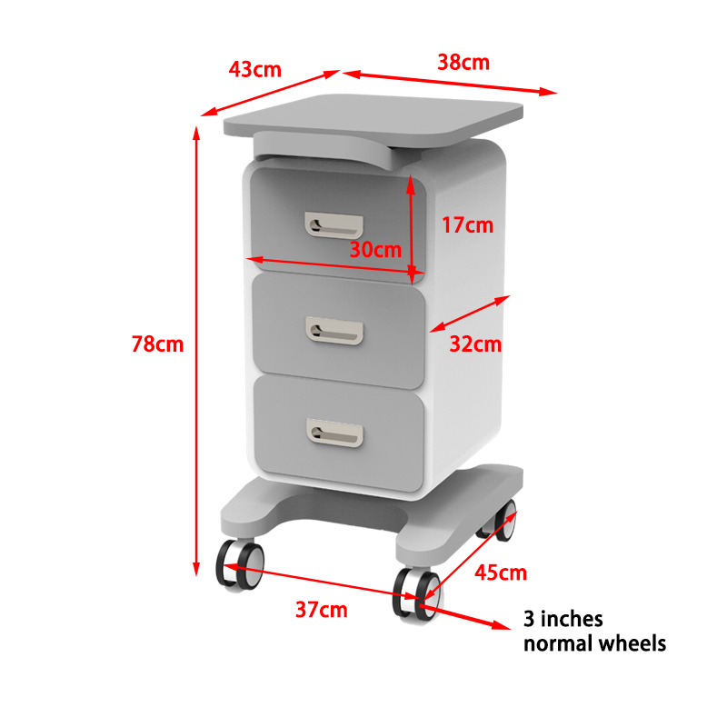 Dimensioni del tavolo-38 * 43cm-Silver