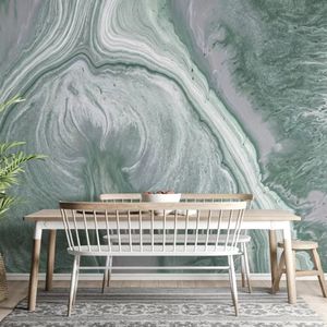 <span class=keywords><strong>Papier</strong></span> <span class=keywords><strong>peint</strong></span> mural <span class=keywords><strong>Art</strong></span> déco en marbre <span class=keywords><strong>vert</strong></span>, texture tourbillonnante, <span class=keywords><strong>art</strong></span> fluide, pour chambre à coucher, salon, décoration personnalisée pour la maison - Product Image 2