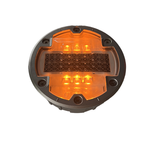 एल्यूमीनियम 150 मिमी सोलर रोड स्टड में 6 सफेद ढक्कन के साथ एलईडी लाइट कैट आंखों की रोशनी में 6 सफेद लिड्स - Product Image 6