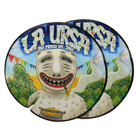 Tas Mylar kemasan bunga 1/8 3.5G tahan anak dapat ditutup kembali berbentuk kustom dengan cetakan Logo kustom