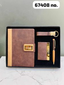 ชุดของขวัญปากกาพวงกุญแจสำหรับใช้ในงานประชุมประจำปีชุดธุรกิจลายไม้ก๊อกโลโก้ตามสั่ง - Product Image 6