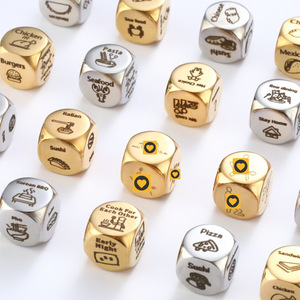 Ngày lễ tình nhân xúc xắc bằng thép không gỉ trong kho quyết định xúc xắc quyết định xúc xắc xúc xắc vướng víu Phúc âm - Product Image 4