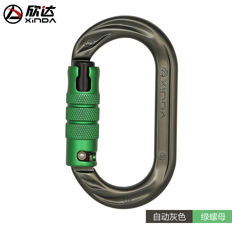 น็อตสีเทาเขียวแบบมีเกลียว