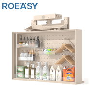 Armoire de rangement intelligente relevable pour salle de bain, armoire murale intelligente relevable pour balcon et salle de bain