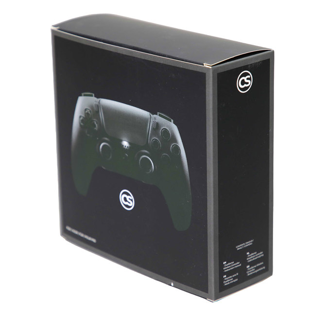 Recyclable Rigid Cardboard Custom Game Controller Packaging Box Matt Lamination Embossed Logo Mobile Phone Accessories