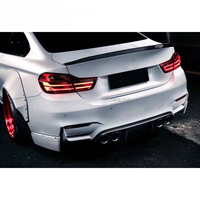 Aileron arrière en fibre de carbone véritable, ajustement parfait 2013, accessoires de voiture, pièces de tuning automobile pour BMW F82 M4 Lb P Style