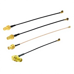 สายเคเบิลจัมเปอร์ RF แบบ Coaxial RP-SMA ตัวเมียแบบ Bulkhead กับ U.FL MHF1 ขนาด 1.13 มม. ป้องกันน้ำ IP68 สำหรับเชื่อมต่อ IoT Gateway ภายนอกอาคาร แบบ Low Loss Pigtail - Product Image 2