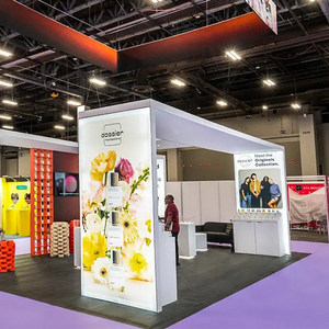 10x20 tradeshow gian hàng hiển thị nhôm vải lightbox Modular gian hàng triển lãm Thiết kế cho vẻ đẹp hiển thị - Product Image 4
