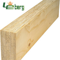 Australia Market Wall Framing LVL Studs Phenolic LVL (Madera de chapa laminada) Full Larch Pine LVL Beam para construir casas