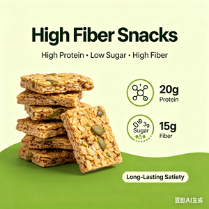 Biscotti all'avena e cereali all'ingrosso, ad alto contenuto di fibre, a basso contenuto di zuccheri, ad alto contenuto proteico, snack salutari per il tè <span class=keywords><strong>pomeridiano</strong></span>, Halal, sodi e saporiti - Product Image 4