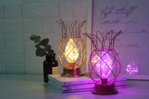 High Quality Iron Metal Shade Switch Control LED Christmas Decoration <strong>Lights</strong> Modern <strong>Pineapple</strong> Design for Living Room Smart Home - Product Image 4