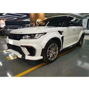 Runde yarı karbon 2014-2018 Land Rover RANGE ROVE için spor ASPEC tarzı geniş vücut kiti ön tampon arka tampon yan etek çamurluk