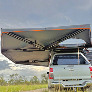 Toldo de techo extendido 360 270 grados sin patas para vehículos 4x4, de Oxford, para coche y tienda de techo - Product Image 1