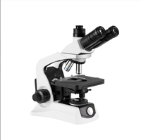 Microscope biologique trinoculaire LED WF10X avec oculaires 4X, 10X, 40X pour laboratoire, école et enseignement médical - Vente en gros OEM usine